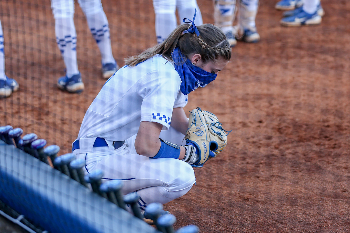 Tatum Spangler.

Kentucky loses to Georgia 5 - 2.

Photo by Sarah Caputi | UK Athletics