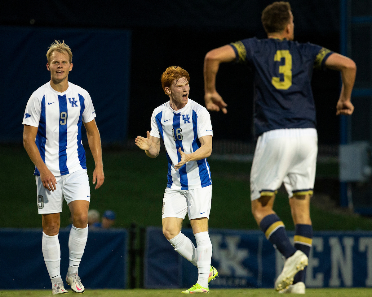 Martin Soereide.

Kentucky beats Notre Dame 1-0.

Photo by Grace Bradley | UK Athletics