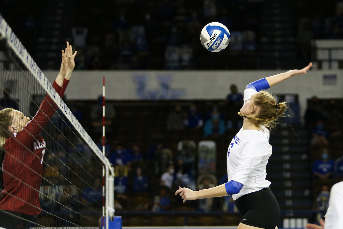 Kendyl Paris.

Kentucky sweeps Alabama 3-0 and wins SEC Championship.

Photo by Hannah Phillips | UK Athletics