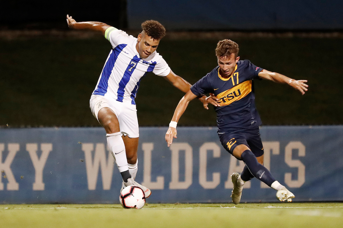 JJ Williams.

Kentucky men's soccer beat ETSU 3-0.

Photo by Chet White | UK Athletics