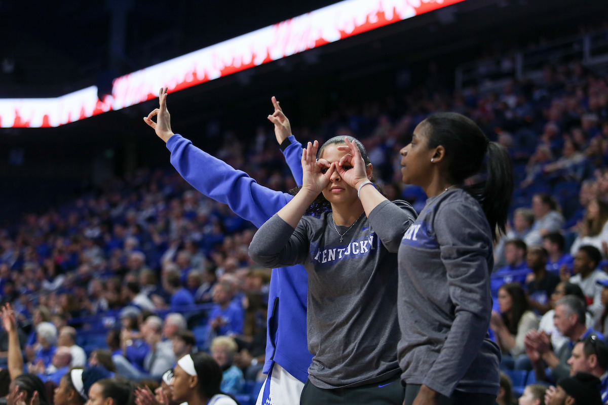 Sabrina Haines

The UK Women's Basketball team beat Florida 62-51. 

Photo by Hannah Phillips | UK Athletics