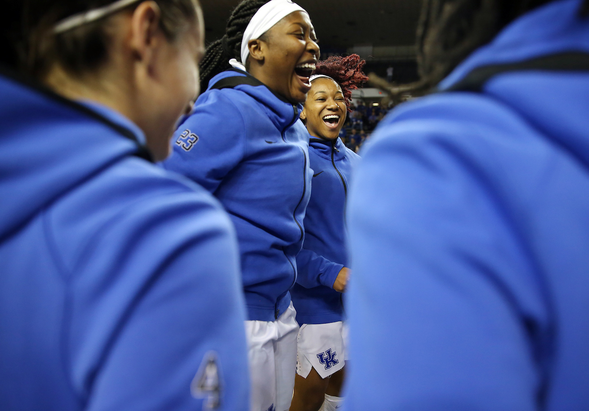 Jaida Roper, Kameron Roach

The UK women's basketball team falls to Texas A&M on Thursday, November 28, 2019.

Photo by Britney Howard | UK Athletics