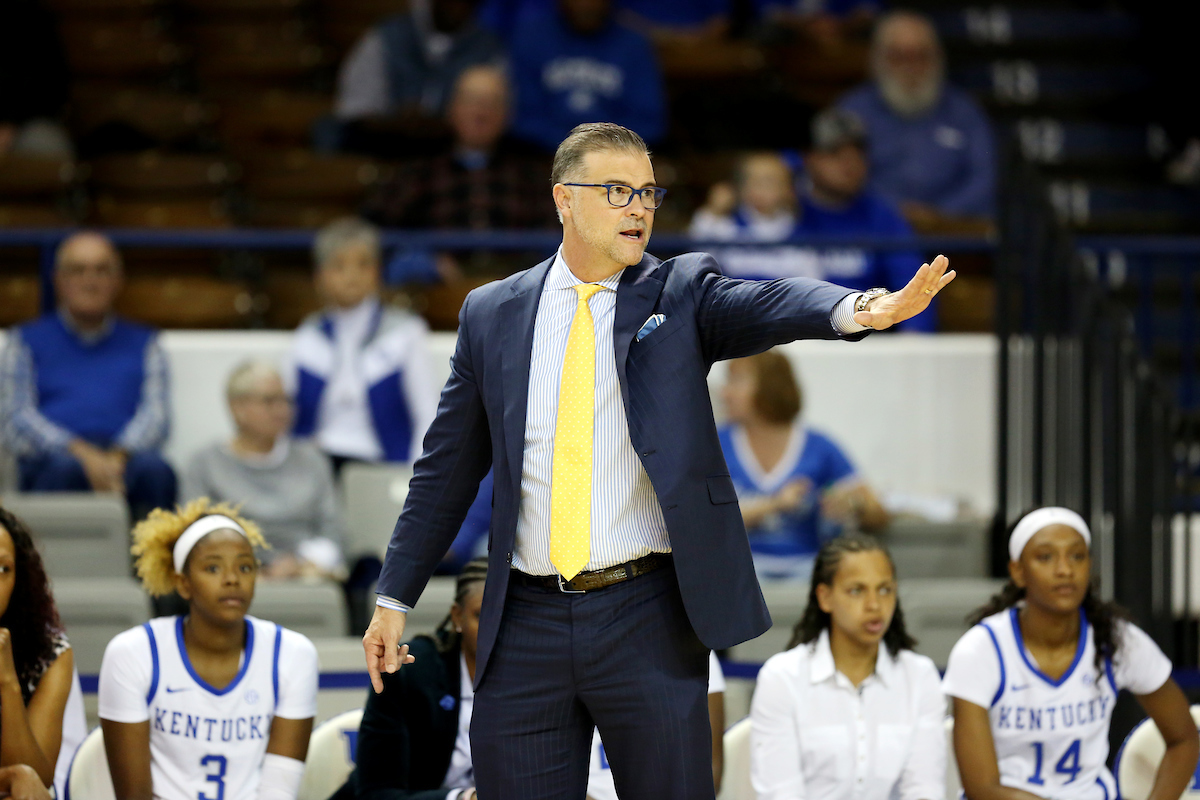 Matthew Mitchell

UK women's basketball beats Morehead State. 

Photo by Britney Howard  | UK Athletics