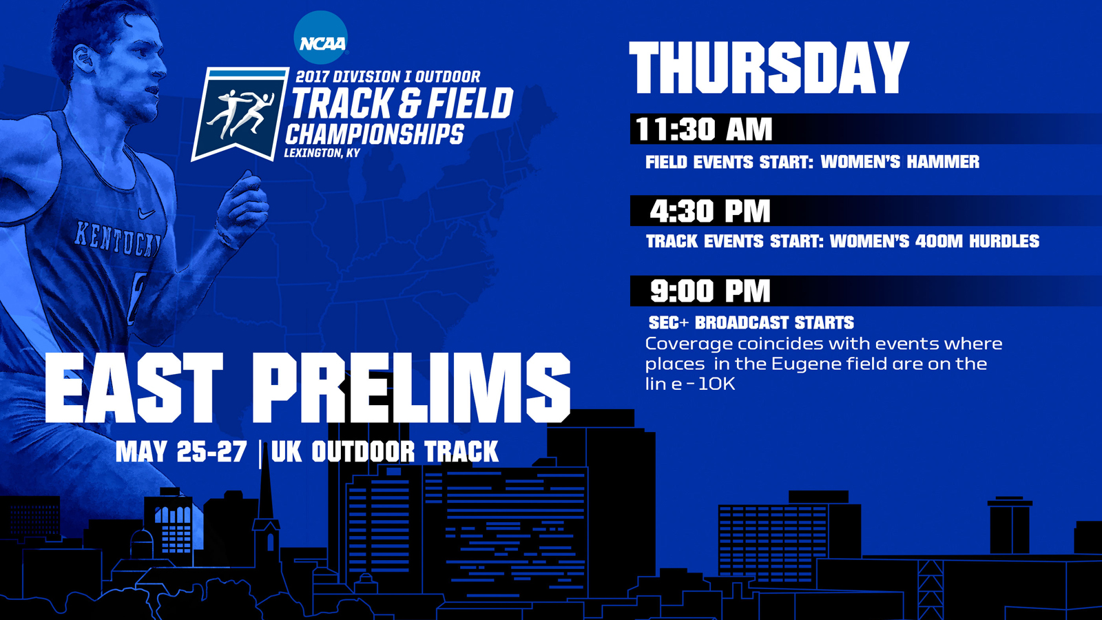 UK Welcomes Thousands of Athletes for NCAATF East Prelims