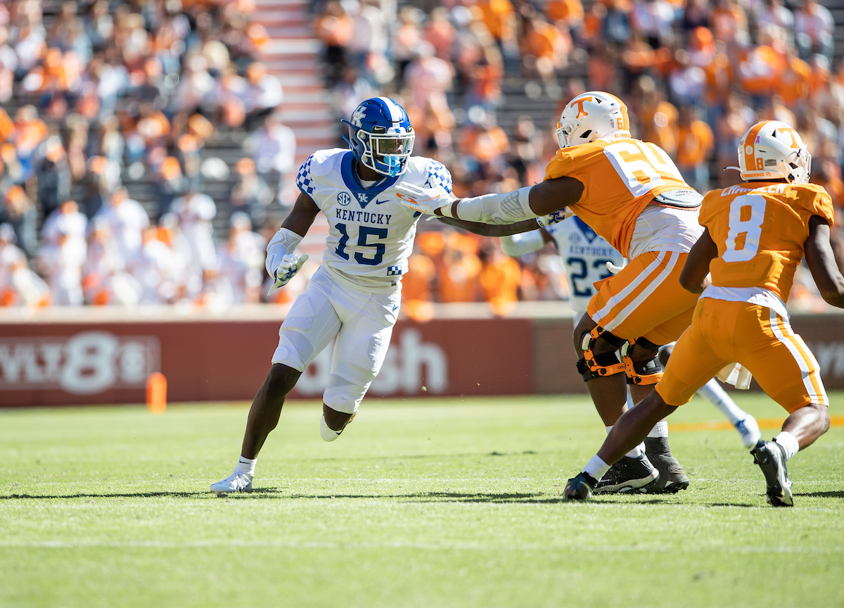Jordan Wright

UK defeats Tennessee 34-7

Photo By Jacob Noger | UK Football