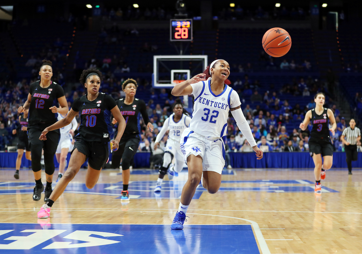 Jaida Roper 

The UK Women's Basketball team beat Florida 62-51. 

Photo by Britney Howard | UK Athletics