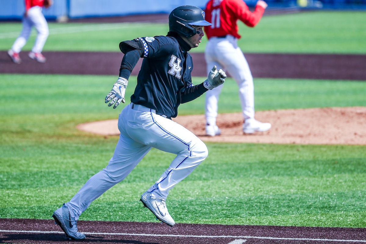 Hunter Jump.

Kentucky defeats Georgia 18-5.

Photo by Sarah Caputi | UK Athletics