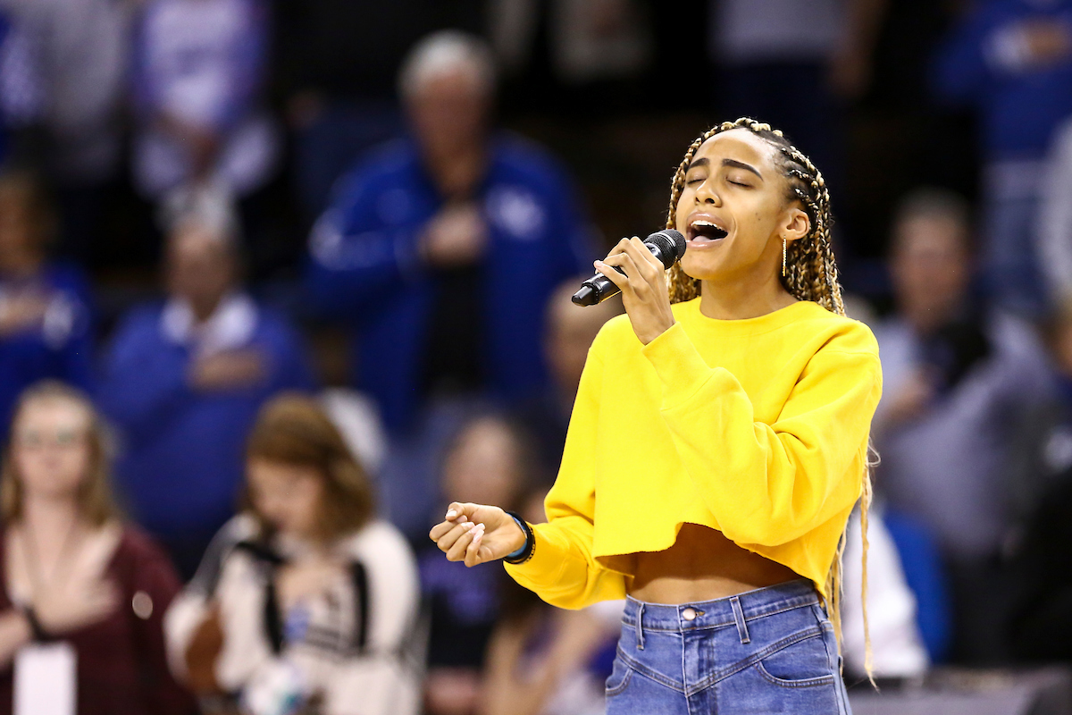 Chloe Abbott.

Kentucky beat Mississippi State 73-62.

Photo by Grace Bradley | UK Athletics