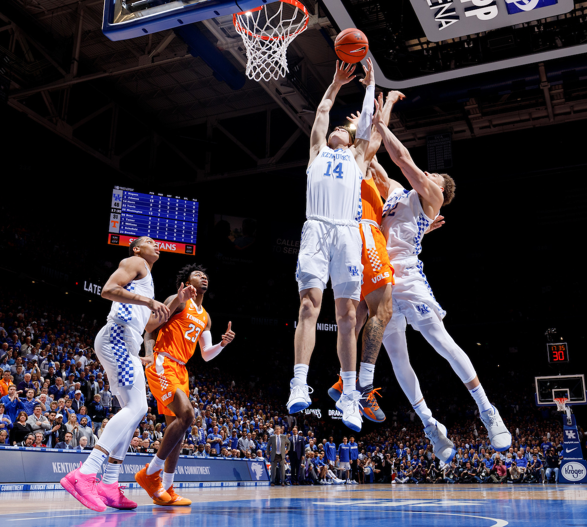 Tyler Herro.


Kentucky beat Tennessee 86-69.

Photo by Elliott Hess | UK Athletics