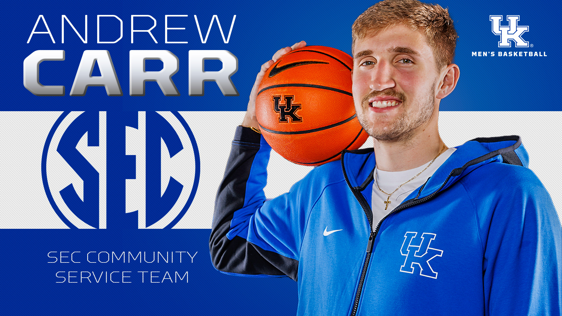 Andrew Carr Represents UK on SEC Community Service Team