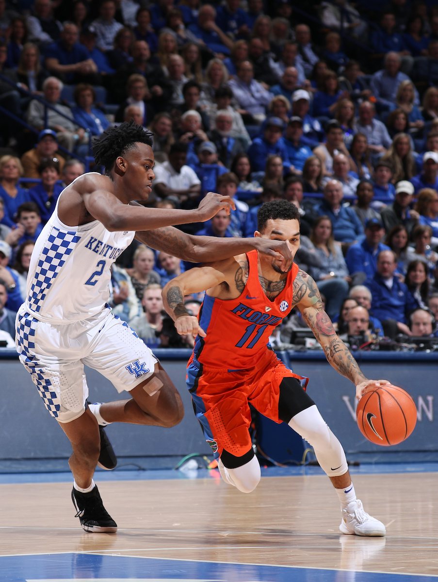 Jarred Vanderbilt.

The University of Kentucky men's basketball team falls to Florida 66-64 on Saturday, January 20, 2018 at Rupp Arena in Lexington, Ky.

Photo by Elliott Hess | UK Athletics