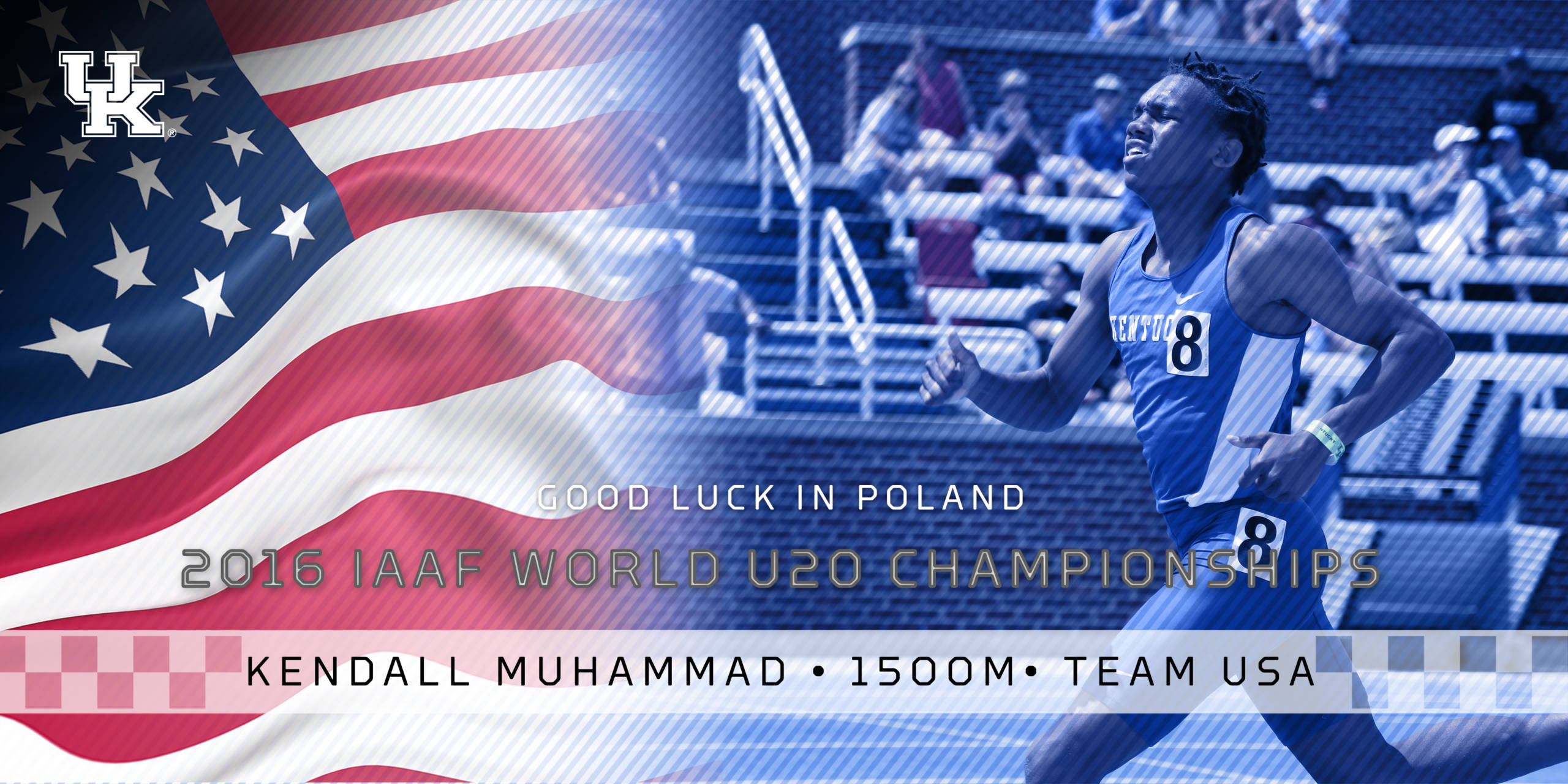 UKTF’s Kendall Muhammad to Compete for Team USA at IAAF World U20 Championship