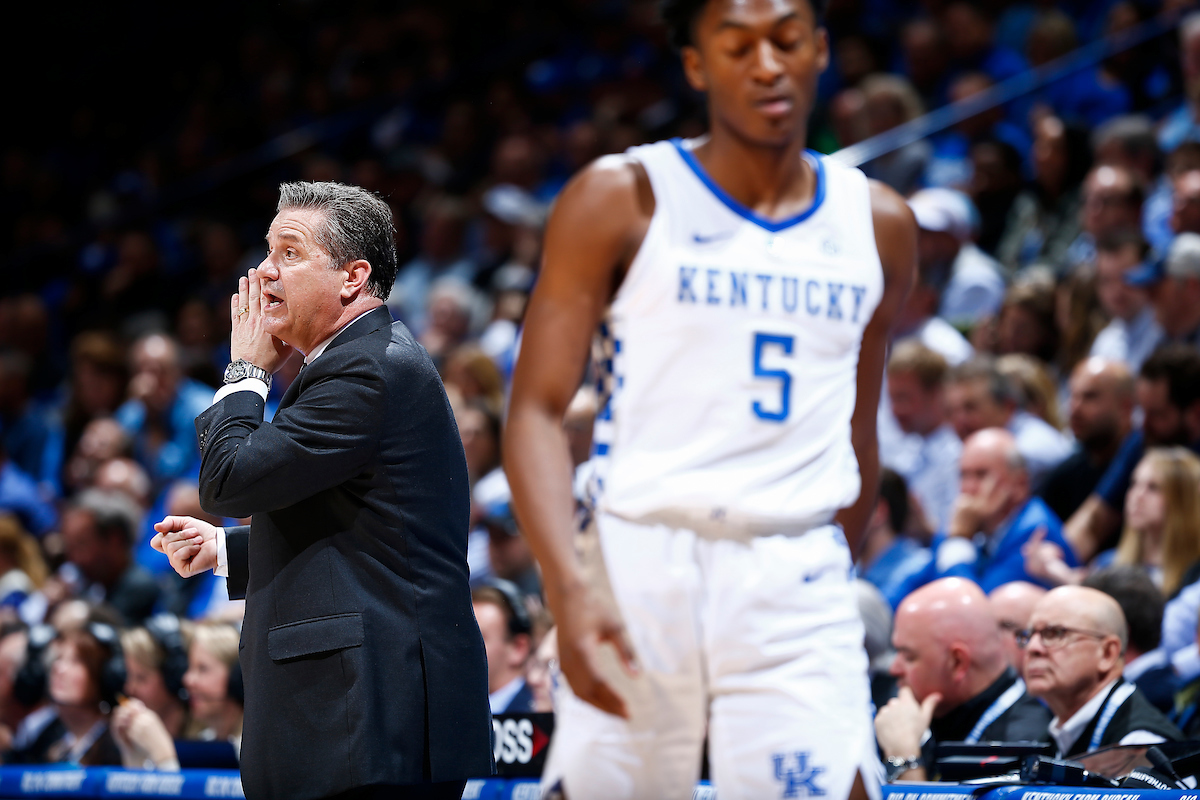 John Calipari.

The University of Kentucky men's basketball team beats South Carolina 76-48.

Photo by Chet White| UK Athletics