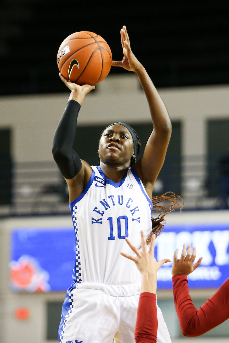 Rhyne Howard.

Kentucky beats Arkansas 75-64.

Photo by Hannah Phillips | UK Athletics