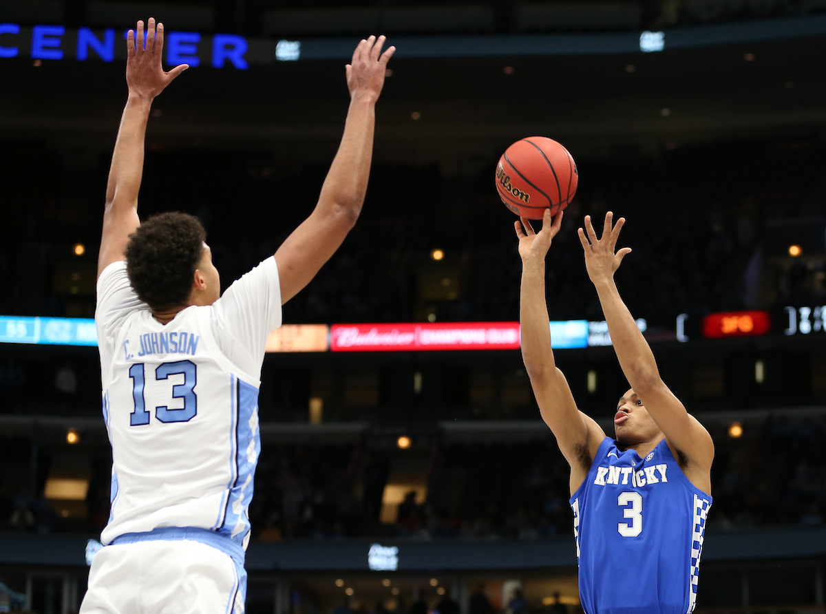 Keldon Johnson. 

UK beats to UNC 80-72. 


Photo By Barry Westerman | UK Athletics