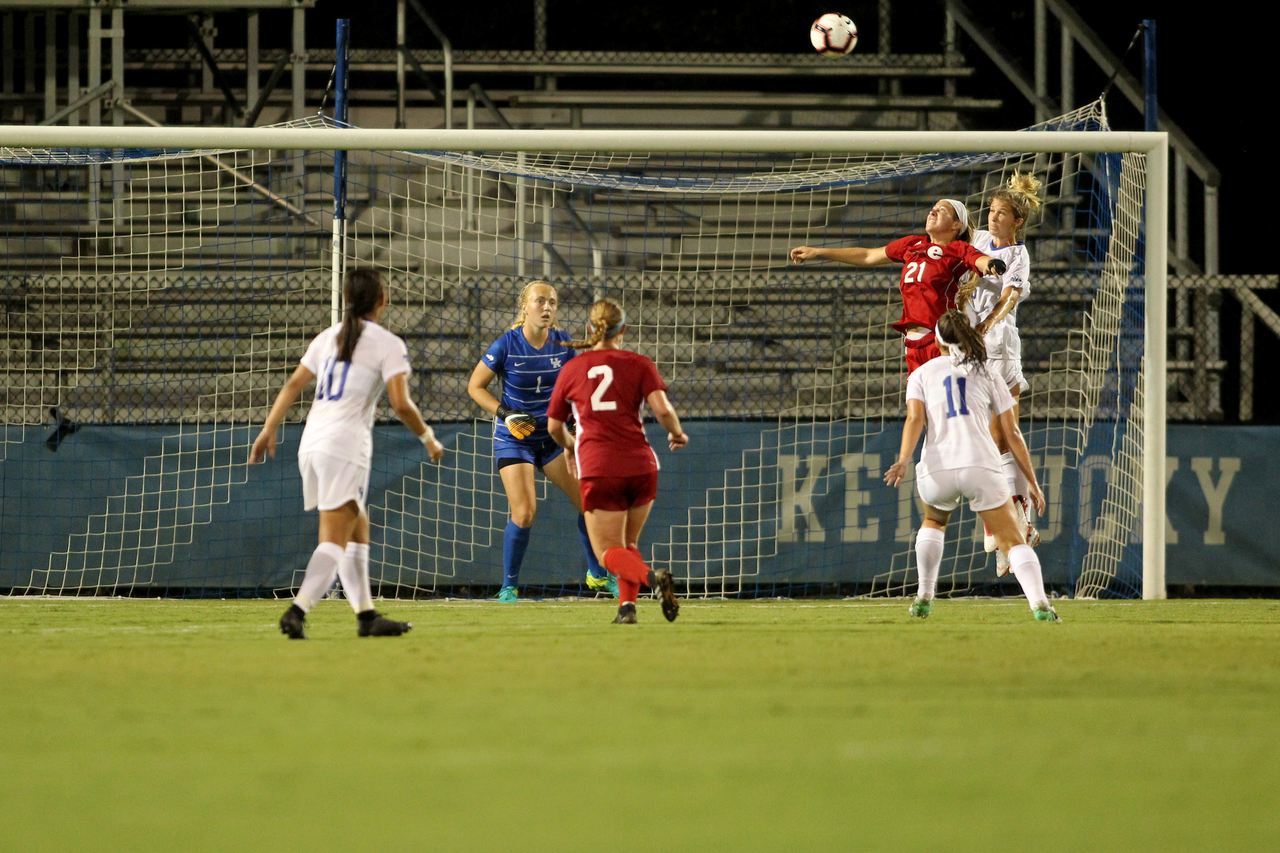Payton Atkins.

The University of Kentucky women's soccer team beat SIUE 2-1 in the Cat's season opener on Friday, August 17th, 2018, at The Bell in Lexington, Ky.

Photo by Quinlan Ulysses Foster I UK Athletics