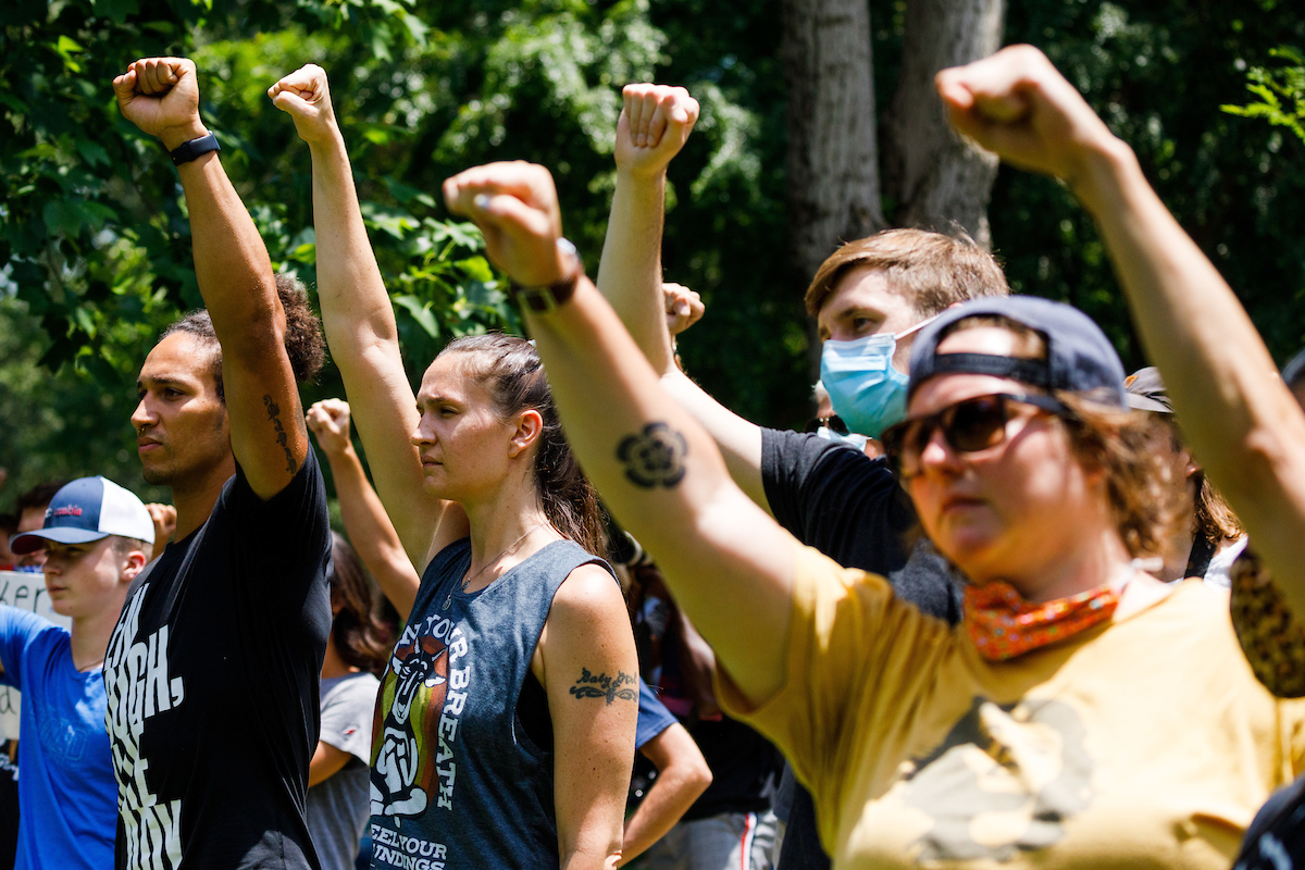 Walk Forward Lexington.

Photo by Elliott Hess | UK Athletics