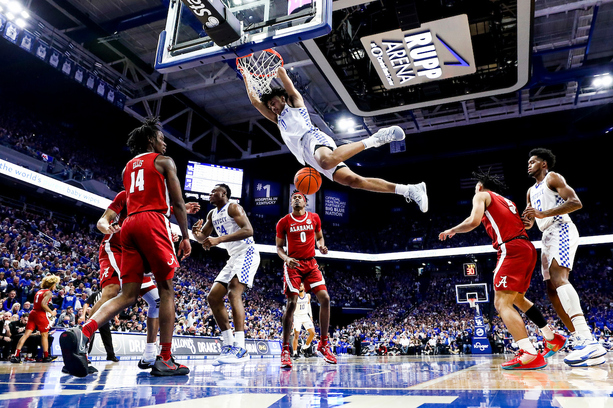 Jacob Toppin.

Kentucky beat Alabama 90-81.

Photos by Chet White | UK Athletics