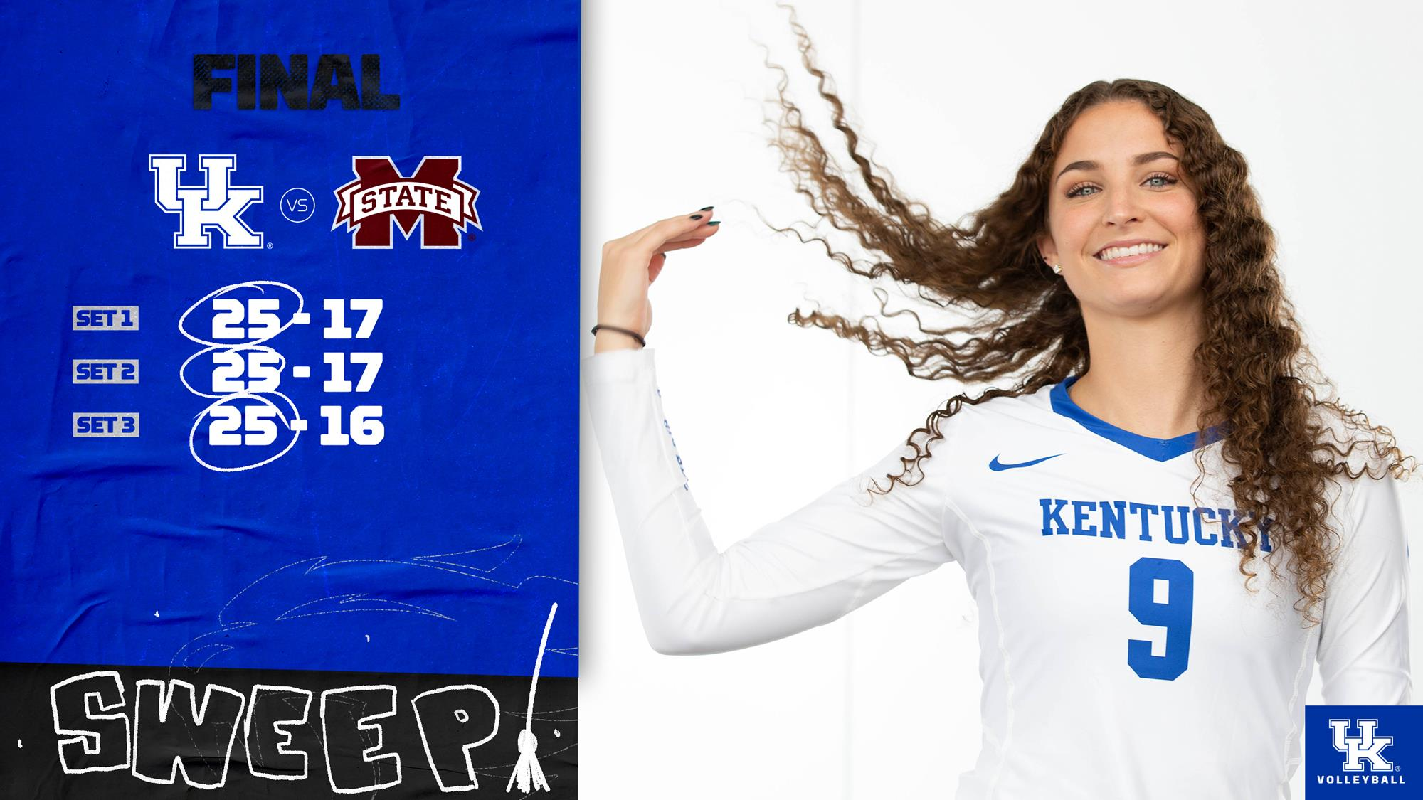 No. 2 Kentucky Completes Perfect Fall, Sweeps Mississippi State