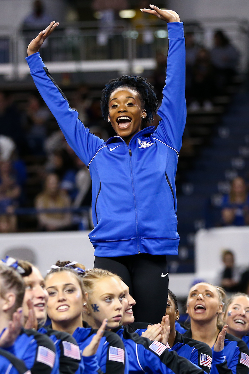 Arianna Patterson.

Kentucky gymnastics loses to Florida.

Photo by Tommy Quarles | UK Athletics