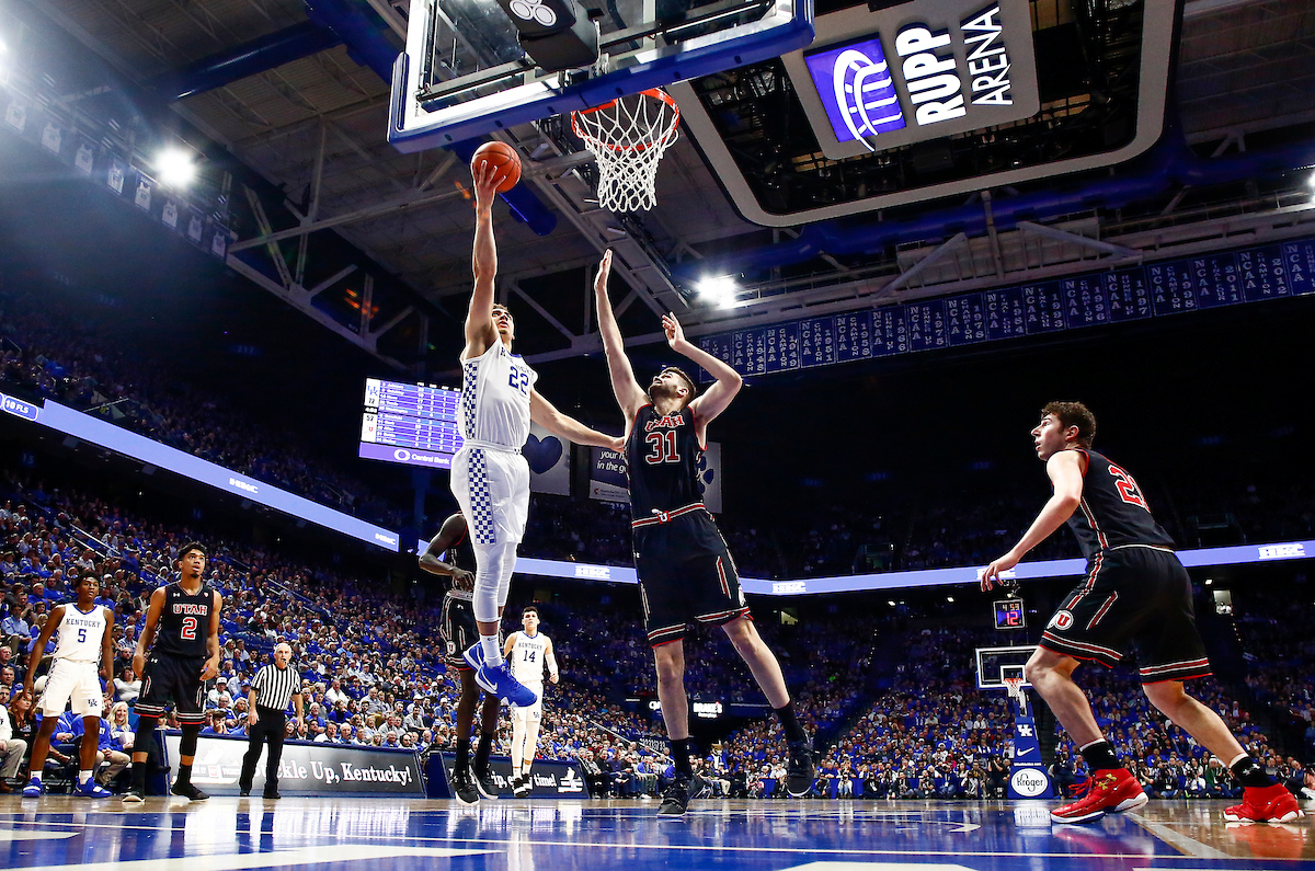 Reid Travis.

Kentucky beat Utah 88-61 on Saturday, December 15, 2018, in Lexington's Rupp Arena.

Photo by Chet White | UK Athletics