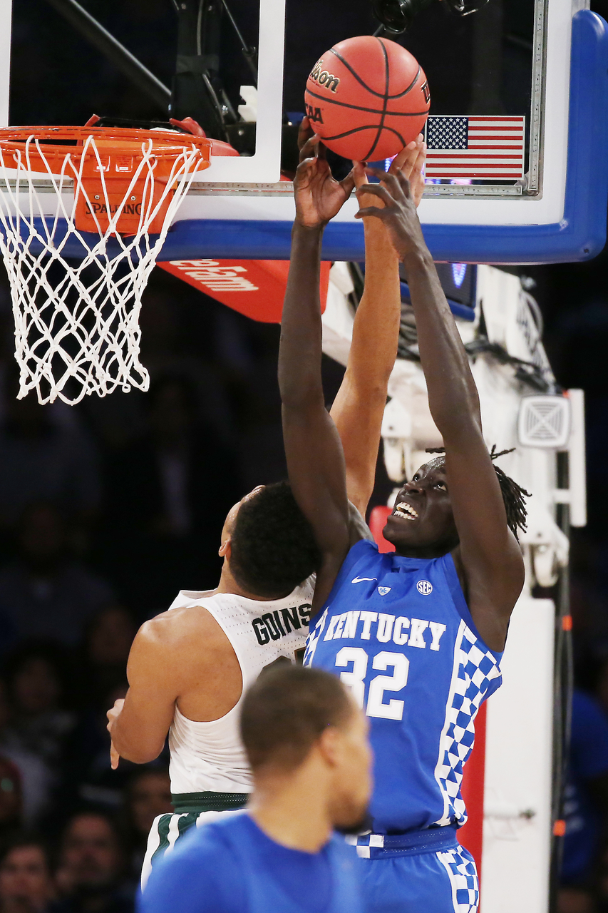 Wenyen Gabriel.

The University of Kentucky men's basketball team beat Michigan State 69-48 in the Champions Classic in Madison Square Garden in New York, N.Y., on Tuesday, November 15, 2016.

Photo by Chet White | UK Athletics