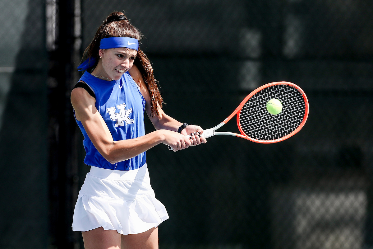 Lidia Gonzalez.

Kentucky loses to South Carolina 4-2.

Photos by Chet White | UK Athletics