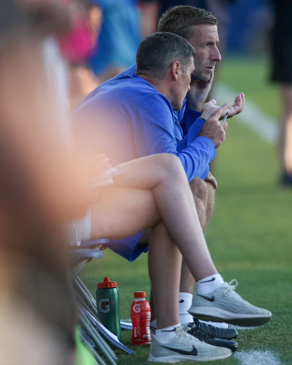Coach Ian Carry.

Kentucky ties Dayton 0 - 0. 

Photo by Sarah Caputi | UK Athletics
