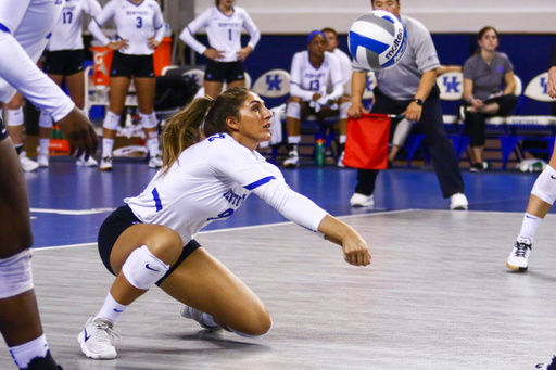 Kylie Schmaltz

Volleyball falls to Indiana University 2-3.  

Photo by Hannah Phillips | UK Athletics