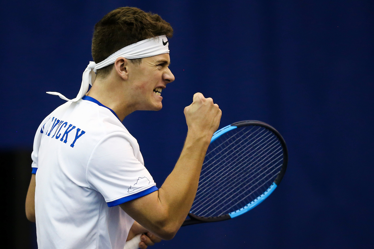 Liam Draxl.

Kentucky beat Memphis 4-1.

Photo by Chet White | UK Athletics