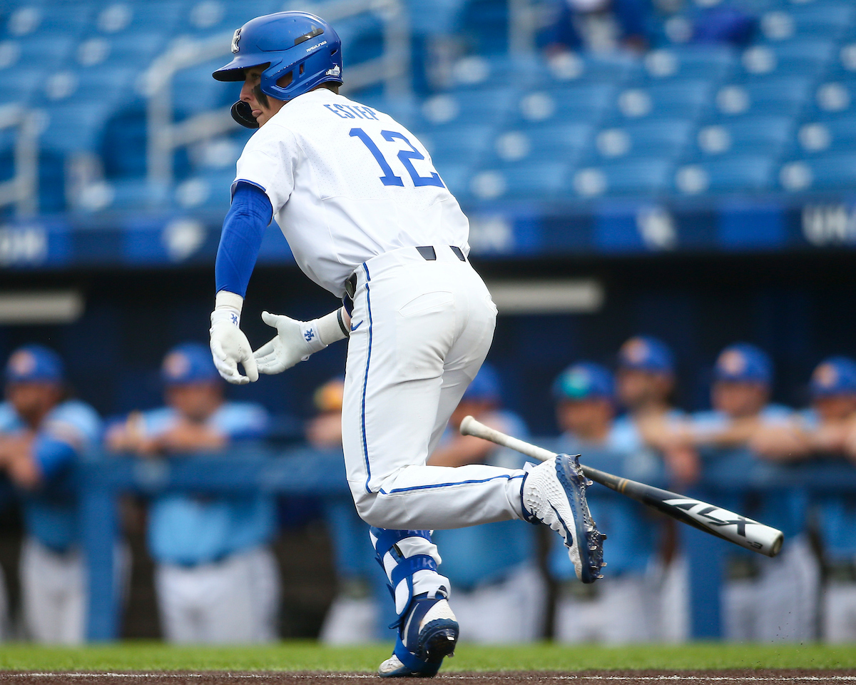 Chase Estep.

Kentucky beats Morehead 7-5.

Photo by Grace Bradley | UK Athletics