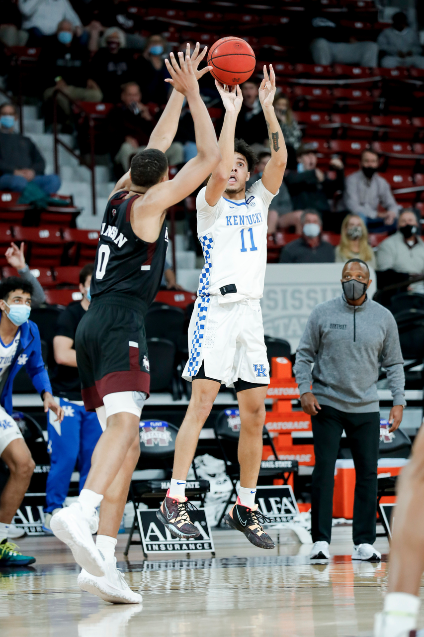 Dontaie Allen. Bruiser Flint.

Kentucky beat Mississippi State 78-73 in Starkville.

Photo by Chet White | UK Athletics