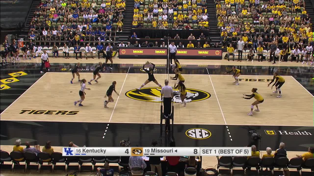 VB: Kentucky 3, Missouri 0