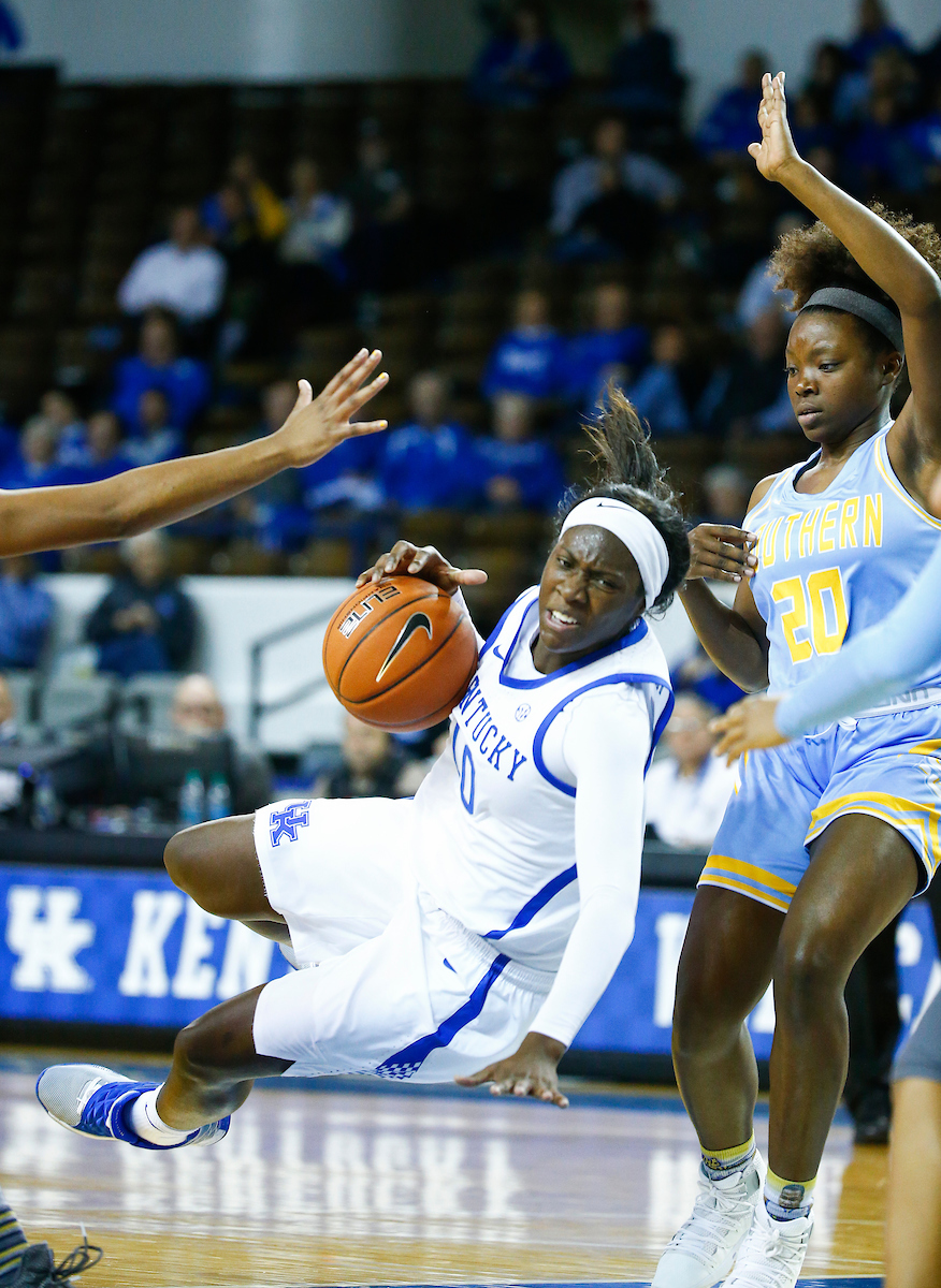 Rhyne Howard.

UK women's basketball beat Southern 91-41.

Photo by Chet White | UK Athletics