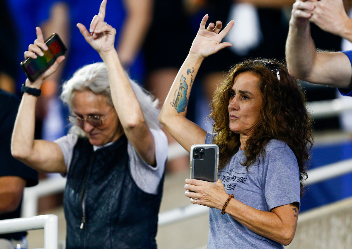 UK Fans. 

UK beat LSU 42-21.

Photo By Barry Westerman | UK Athletics