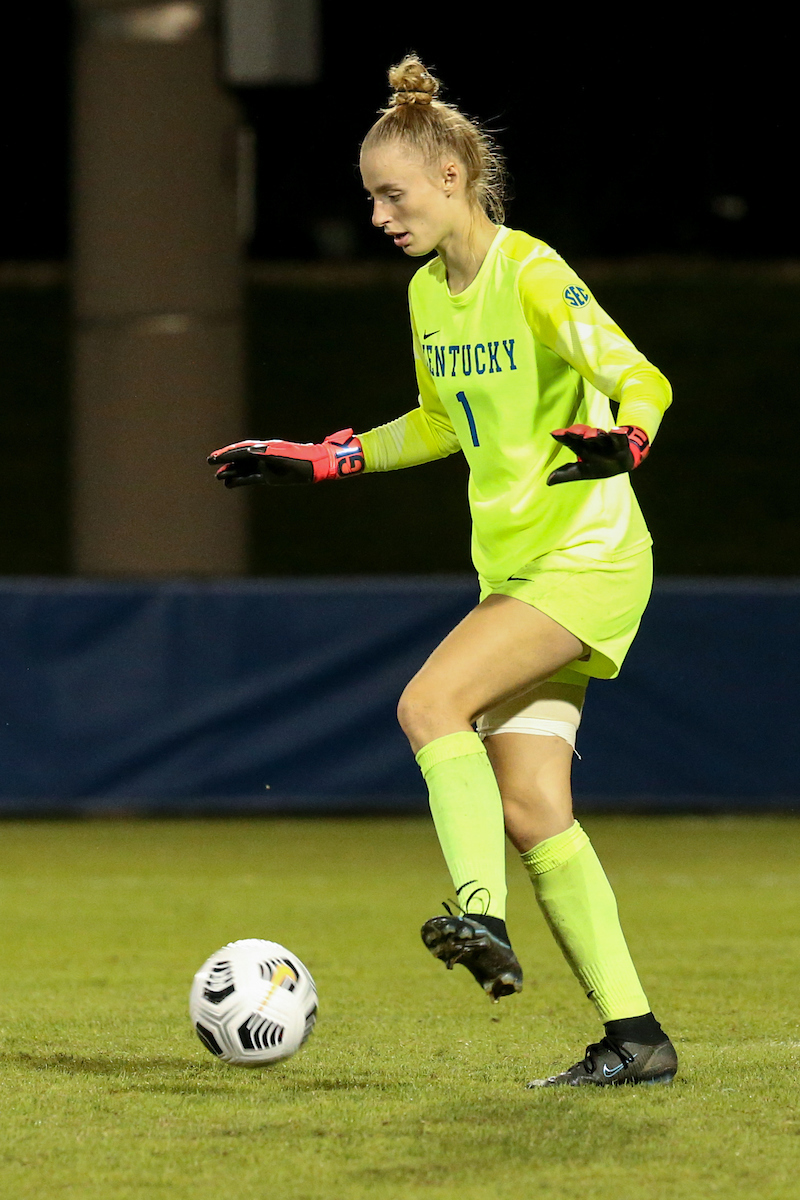 Laura Nielsen.

Kentucky beats Bellarmine 4 - 0.

Photo by Sarah Caputi | UK Athletics