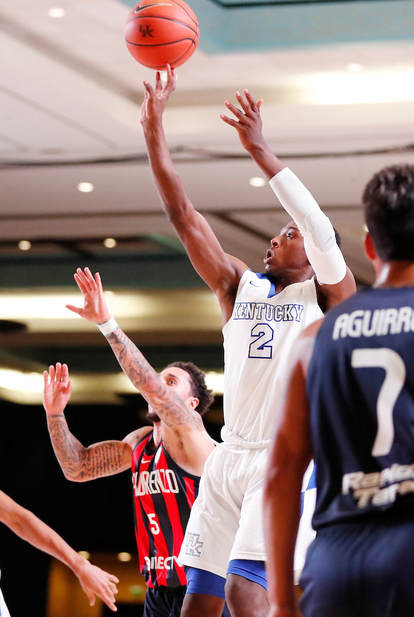 Ashton Hagans.

The University of Kentucky men's basketball team beat San Lorenzo de Almagro 91-68 at the Atlantis Imperial Arena in Paradise Island, Bahamas, on Thursday, August 9, 2018.

Photo by Chet White | UK Athletics