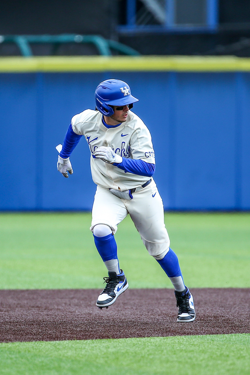 Hunter Jump.

Kentucky beats Georgia 10-8.

Photo by Sarah Caputi | UK Athletics