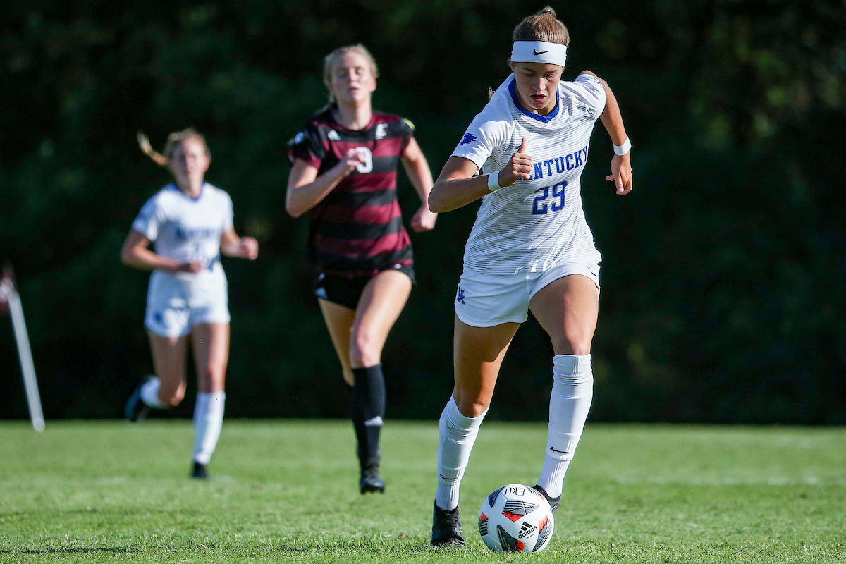 Emily Hahnel.

Kentucky beats Eastern Kentucky University 6 - 0.

Photo by Sarah Caputi | UK Athletics
