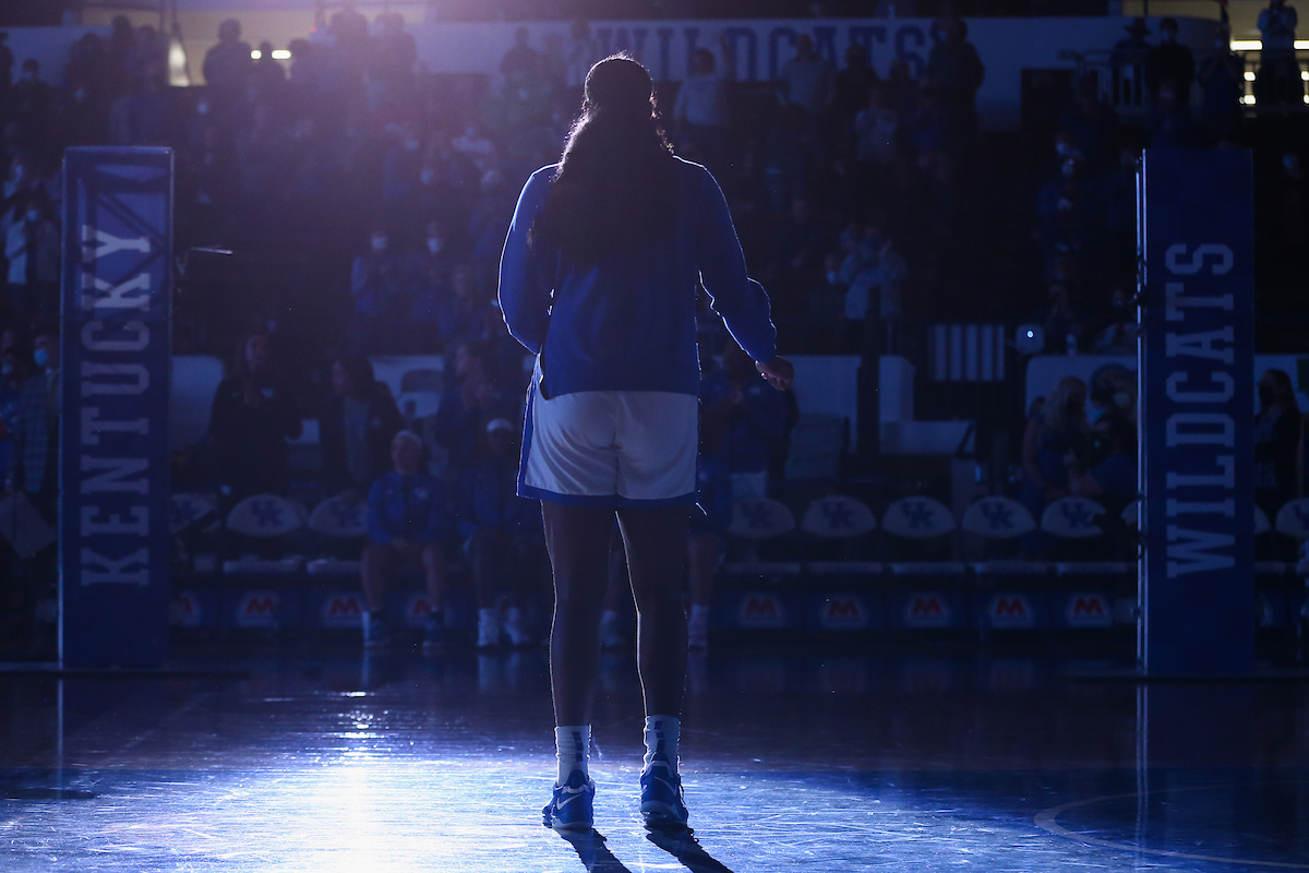Olivia Owens.

Kentucky loses to South Carolina 59-50.

Photo by Tommy Quarles | UK Athletics