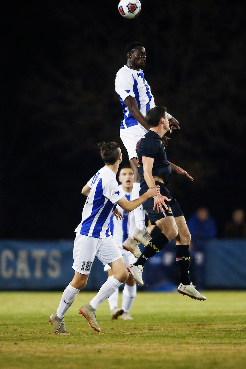 Aime Mabika.

Kentucky falls to Maryland 1-0.

Photo by Quinn Foster | UK Athletics