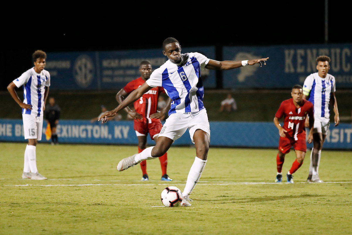 Aime Mabika.

Kentucky beats Louisville 3-0.


Photo by Chet White | UK Athletics