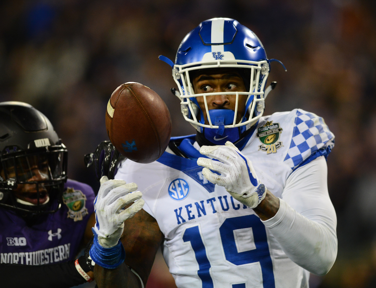 Kayaune Ross

The University of Kentucky football team falls to Northwestern 23-24 in the Music City Bowl on Friday, December 29, 2017, at Nissan Field in Nashville, Tn.