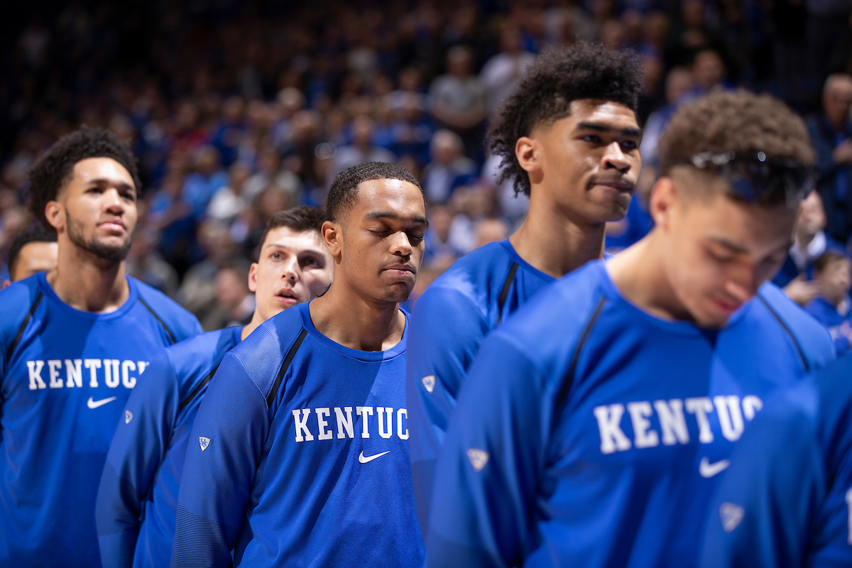 Team. PJ Washington.

UK men's basketball beat Winthrop University 87-74 on Wednesday, November 21, 2018.

Photo by Chet White | UK Athletics