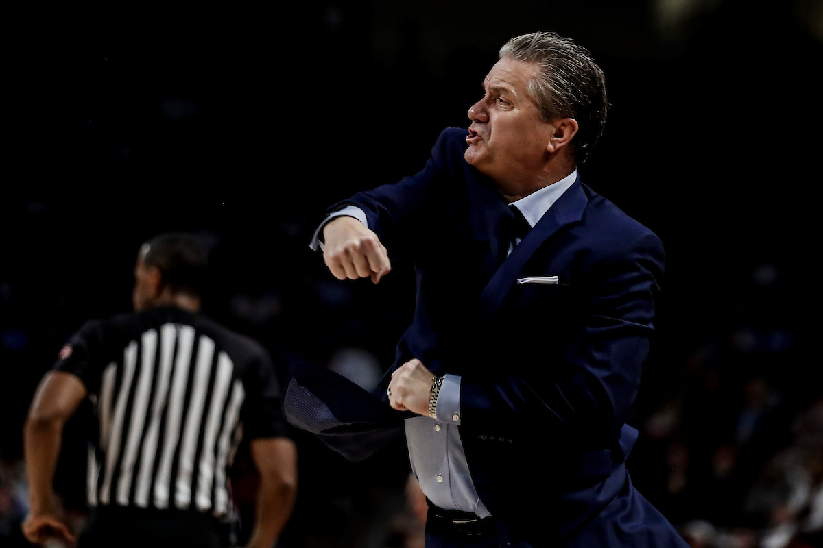 John Calipari.

Kentucky beat South Carolina 86-76.

Photos by Chet White | UK Athletics