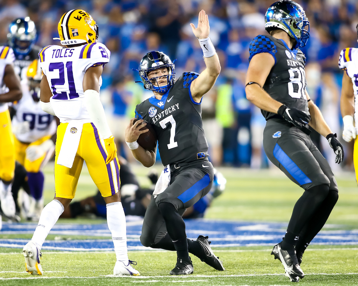 Will Levis. 

UK beat LSU 42-21.

Photo by Eddie Justice | UK Athletics