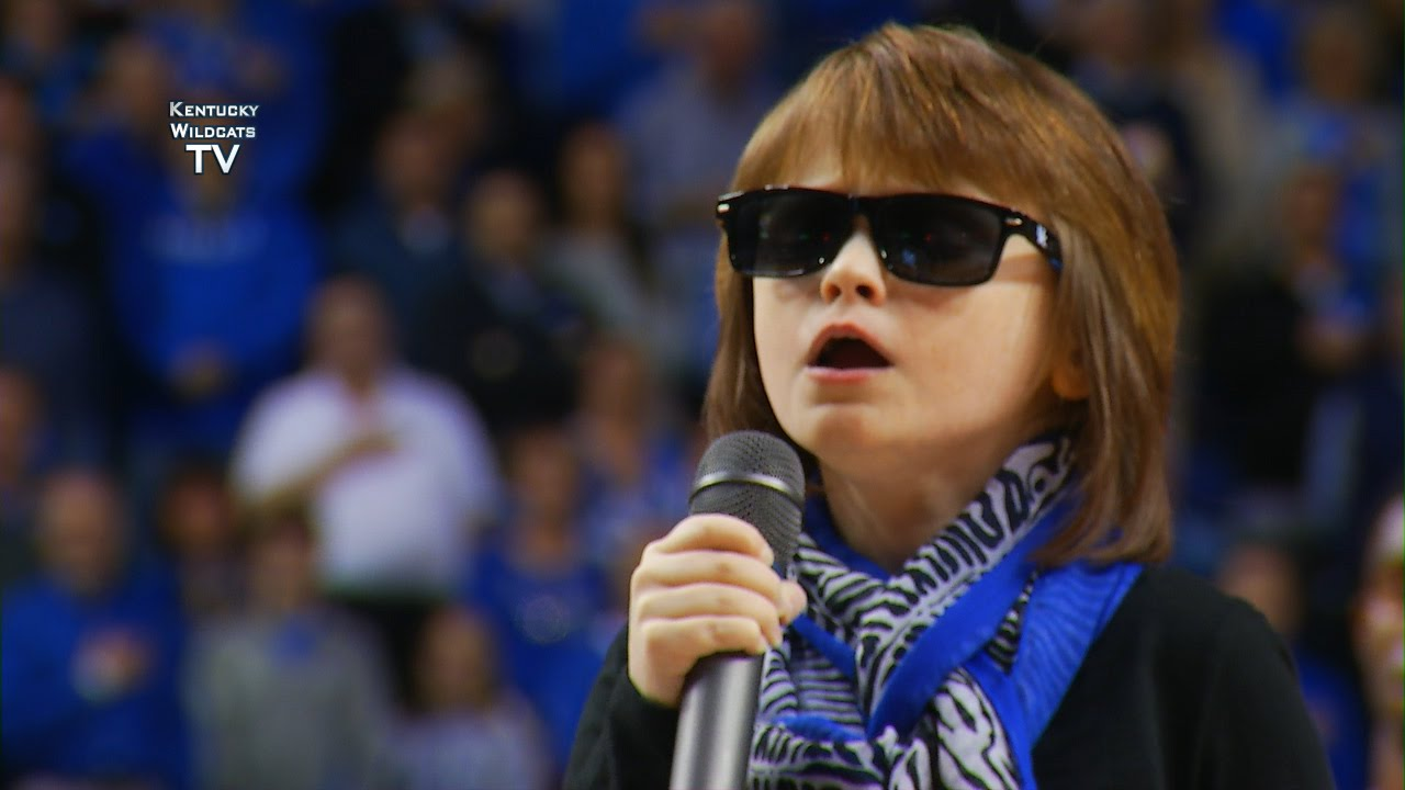 Kentucky Wildcats TV: Marlana VanHoose Sings National Anthem Before Kentucky-Alabama