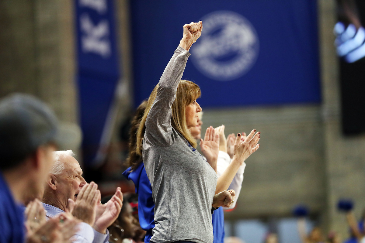 Fans

The UK Women's Basketball team beat Arkansas.
Photo by Britney Howard | UK Athletics
