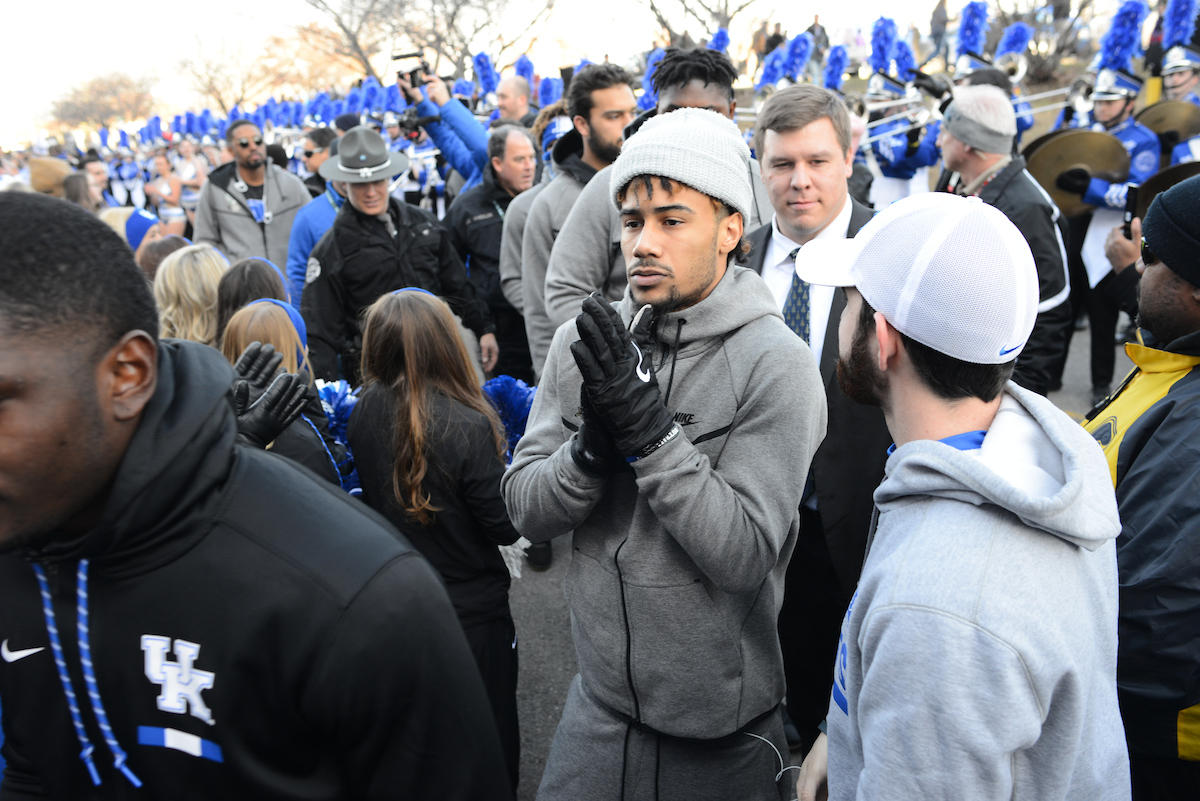 The University of Kentucky football team falls to Northwestern 23-24 in the Music City Bowl on Friday, December 29, 2017, at Nissan Field in Nashville, Tn.