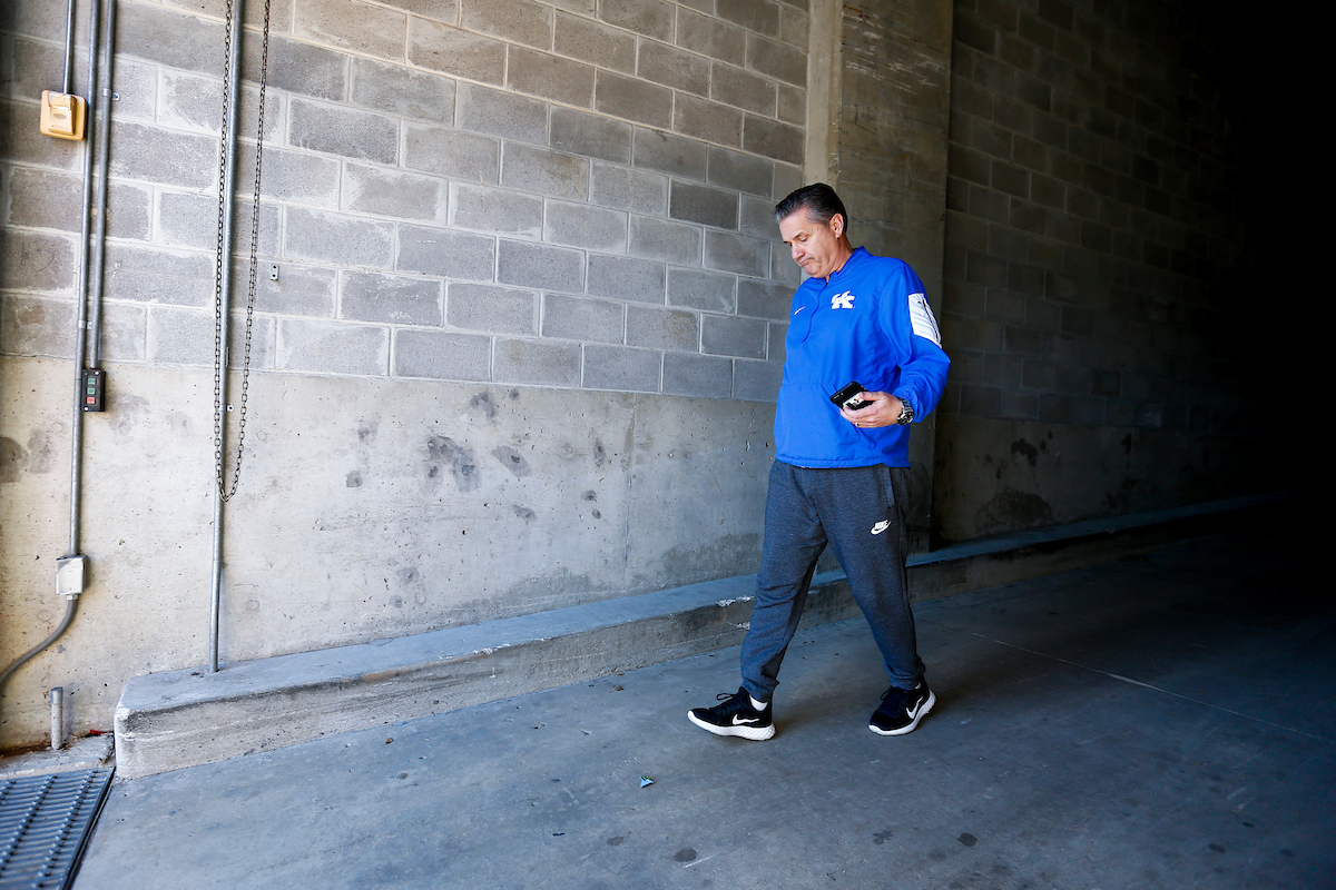John Calipari.

Practice and pressers. 

Photo by Chet White | UK Athletics
